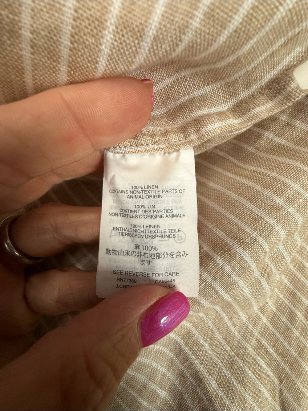 J. Crew Baird McNutt Linen Short-Sleeve Popover 10 - Picture 4 of 6